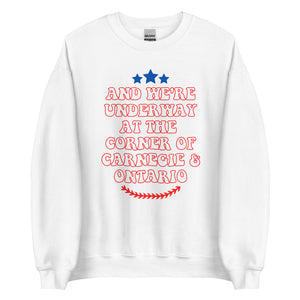 Retro Cleveland Carnegie and Ontario Unisex Sweatshirt