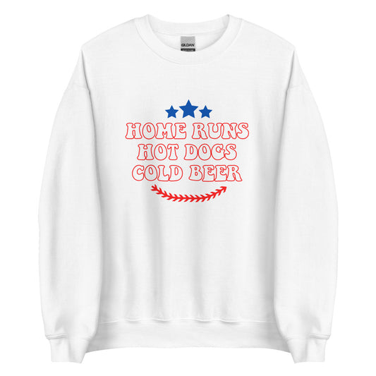 Retro Baseball Favorites Unisex Sweatshirt