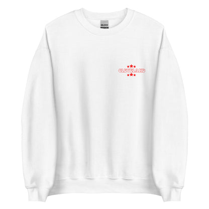 Retro Cleveland Back Baseball Favorites Unisex Sweatshirt