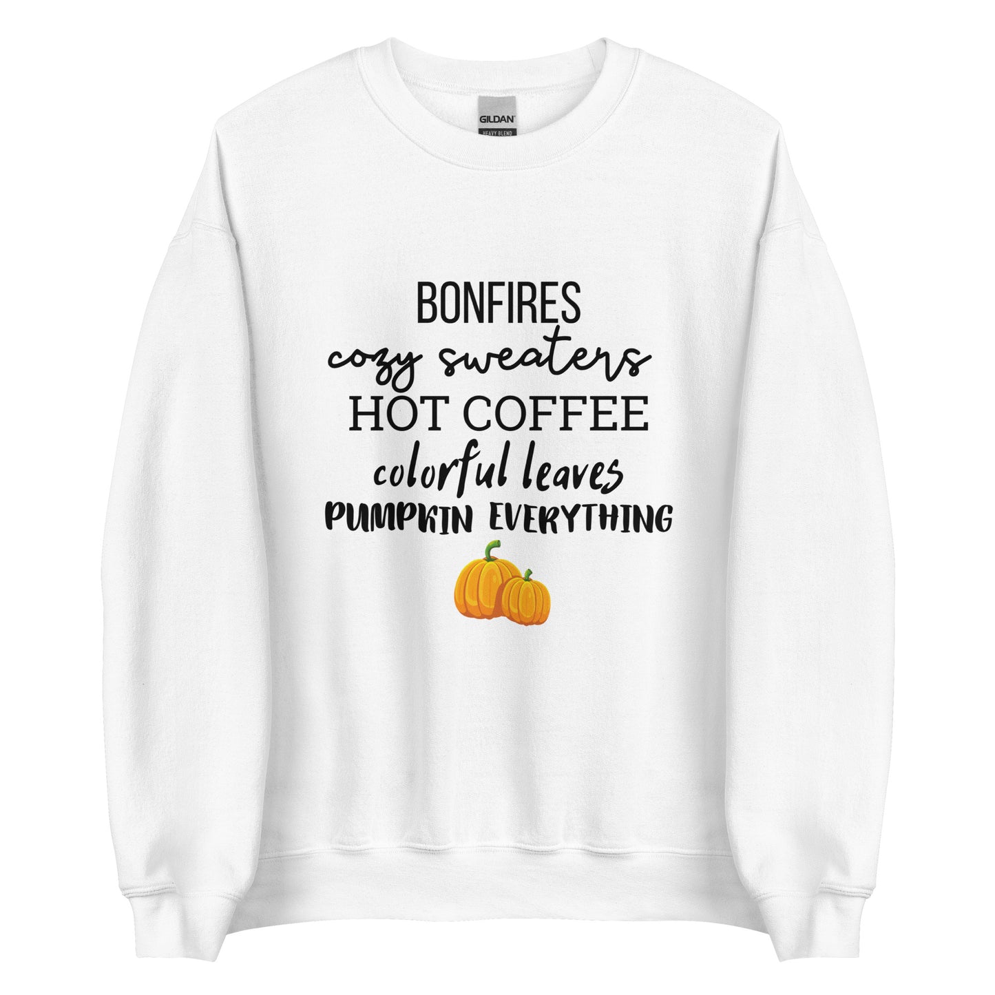 Fall Favorites Sweatshirt, fall lover, cute sweatshirt