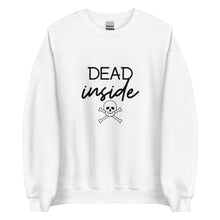 Load image into Gallery viewer, Dead Inside Sweatshirt, halloween sweatshirt, spooky shirt, fall shirt
