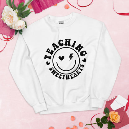 Teaching Sweethearts Rocker Sweatshirt, Valentines Teacher Sweatshirt, Valentines Day Teacher Shirt, Teacher Valentines Gift