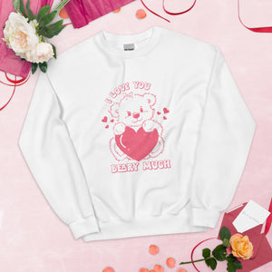 I Love You Beary Much Vintage Sweatshirt, Valentine Shirt, Valentines Day Shirt, Punny Valentine Shirt, Vintage Shirt, Gift For Her