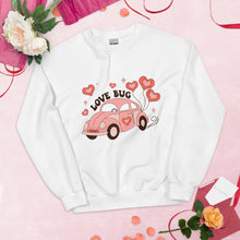 Load image into Gallery viewer, Love Bug Valentine Sweatshirt, Valentine Shirt, Valentines Day Shirt, Punny Valentine Shirt, Vintage Shirt, Gift For Her
