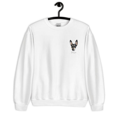 Personalized Pet Photo and Name Sweatshirt, Custom Sweatshirt, Dog lover shirt, Spring Pullover, Dog Lover Gift