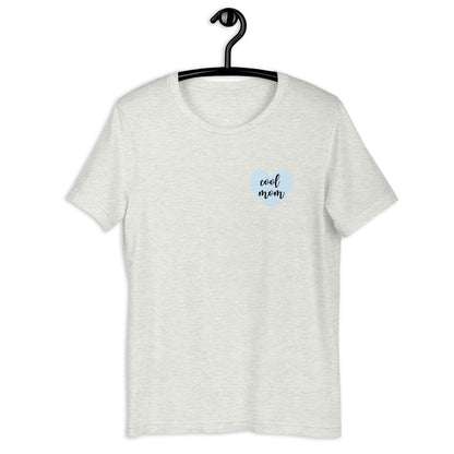 Cool mom blue heart Short-Sleeve Unisex T-Shirt, gift for her, mothers day