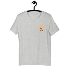 Load image into Gallery viewer, Dog mom orange paw Short-Sleeve Unisex T-Shirt, gift for her, mothers day
