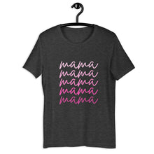 Load image into Gallery viewer, Pink script mama Short-Sleeve Unisex T-Shirt, gift for her, mothers day
