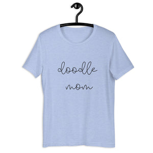 MULTIPLE COLORS Doodle mom Short-Sleeve Unisex T-Shirt, gift for her, mothers day, dog mom