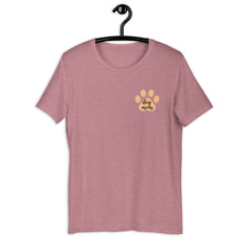 Load image into Gallery viewer, Dog mom orange paw Short-Sleeve Unisex T-Shirt, gift for her, mothers day
