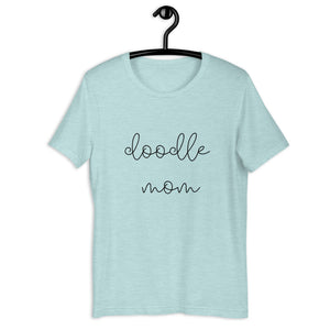 MULTIPLE COLORS Doodle mom Short-Sleeve Unisex T-Shirt, gift for her, mothers day, dog mom