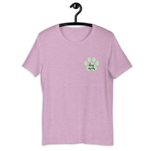 Load image into Gallery viewer, Dog mom green paw Short-Sleeve Unisex T-Shirt, gift for her, mothers day
