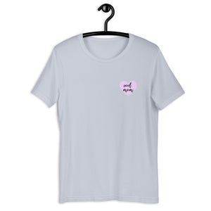 Cool mom Purple Heart Short-Sleeve Unisex T-Shirt, cool mom, mothers day gift, gift for her