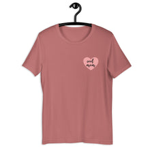 Load image into Gallery viewer, Cool mom pink heart Short-Sleeve Unisex T-Shirt, gift for her, mothers day
