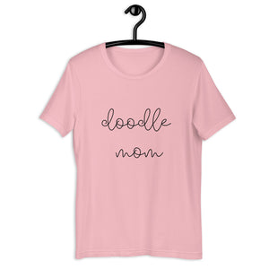 MULTIPLE COLORS Doodle mom Short-Sleeve Unisex T-Shirt, gift for her, mothers day, dog mom