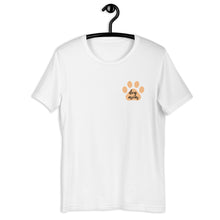 Load image into Gallery viewer, Dog mom orange paw Short-Sleeve Unisex T-Shirt, gift for her, mothers day
