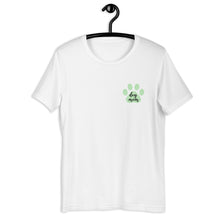 Load image into Gallery viewer, Dog mom green paw Short-Sleeve Unisex T-Shirt, gift for her, mothers day
