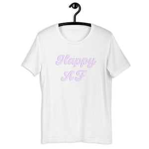 Purple Short-Sleeve Unisex T-Shirt, happy shirt, cute shirt, positivity