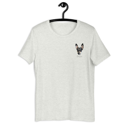Personalized Pet Photo and Pet Name T-shirt, Custom T-Shirt, Dog lover shirt, Spring T-shirt, Dog Lover Gift