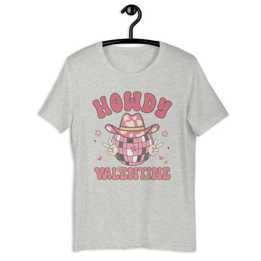 Howdy Valentine T,-shirt Retro Valentines Shirt, Funny Western Valentines Shirt, Country Shirt, Gift for Her
