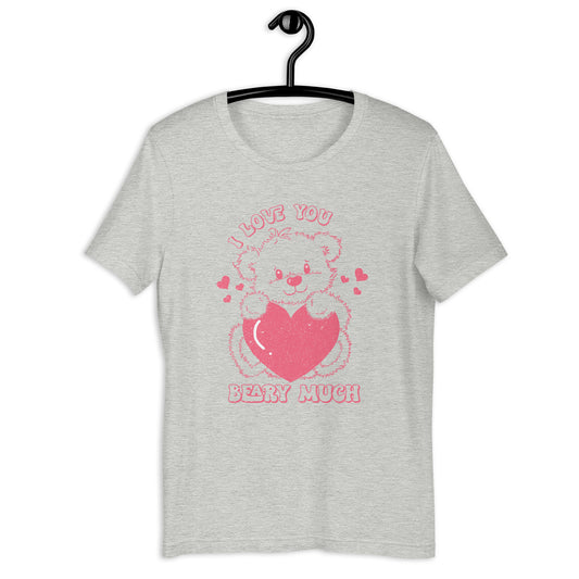 I Love You Beary Much Vintage T-shirt, Valentine Shirt, Valentines Day Shirt, Punny Valentine Shirt, Vintage Shirt, Gift For Her