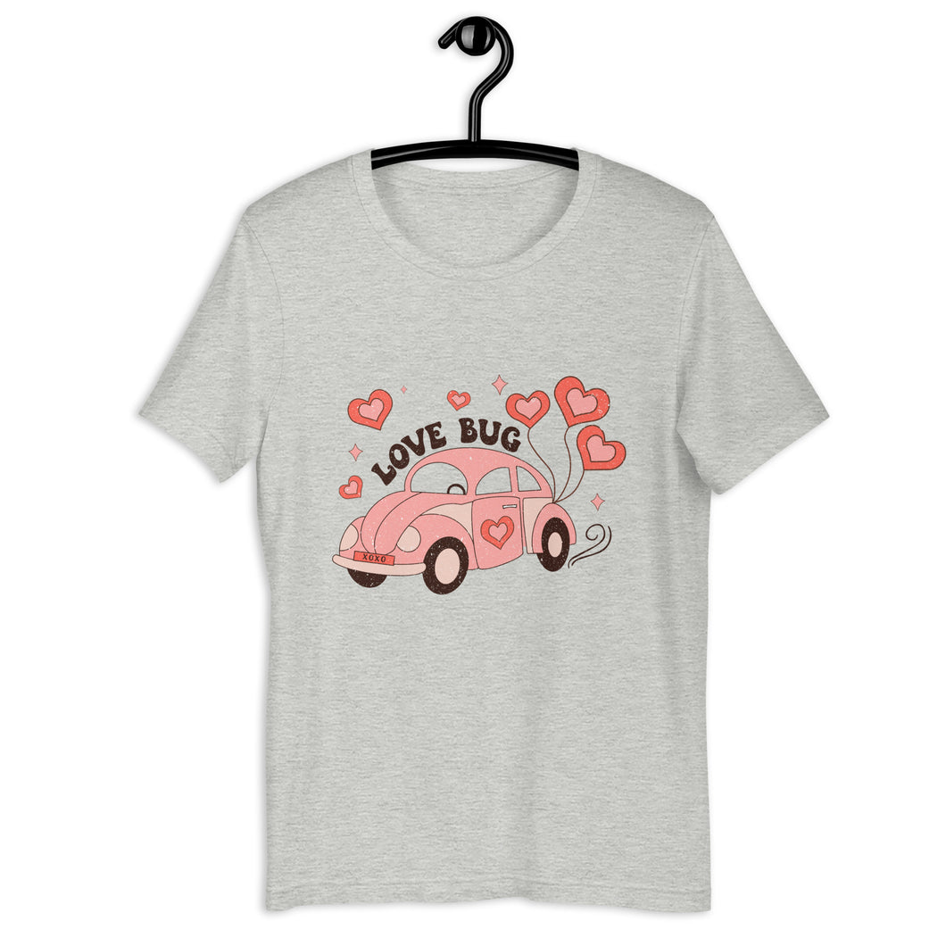 Love Bug Valentine T-shirt, Valentine Shirt, Valentines Day Shirt, Punny Valentine Shirt, Vintage Shirt, Gift For Her