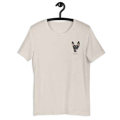 Personalized Pet Photo and Pet Name T-shirt, Custom T-Shirt, Dog lover shirt, Spring T-shirt, Dog Lover Gift