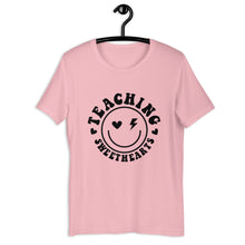 Load image into Gallery viewer, Teaching Sweethearts Rocker T-shirt, Valentines Teacher Sweatshirt, Valentines Day Teacher Shirt, Teacher Valentines Gift
