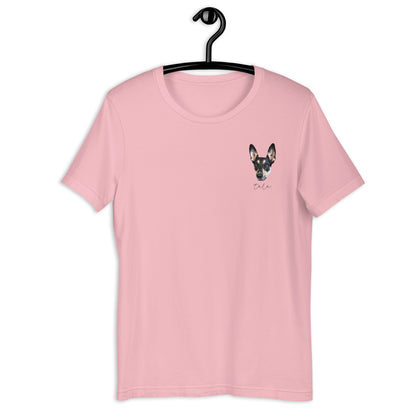 Personalized Pet Photo and Pet Name T-shirt, Custom T-Shirt, Dog lover shirt, Spring T-shirt, Dog Lover Gift