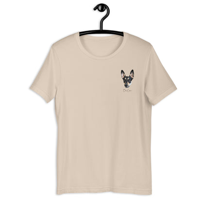 Personalized Pet Photo and Pet Name T-shirt, Custom T-Shirt, Dog lover shirt, Spring T-shirt, Dog Lover Gift