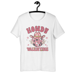 Howdy Valentine T,-shirt Retro Valentines Shirt, Funny Western Valentines Shirt, Country Shirt, Gift for Her