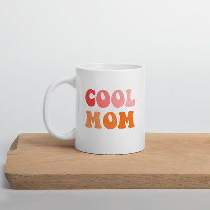 Cool mom multicolored mug, mothers day gift, cool mom, gift for her