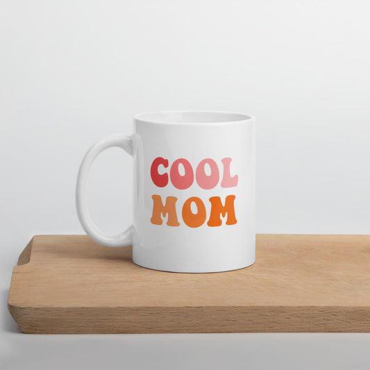 Cool mom multicolored mug, mothers day gift, cool mom, gift for her