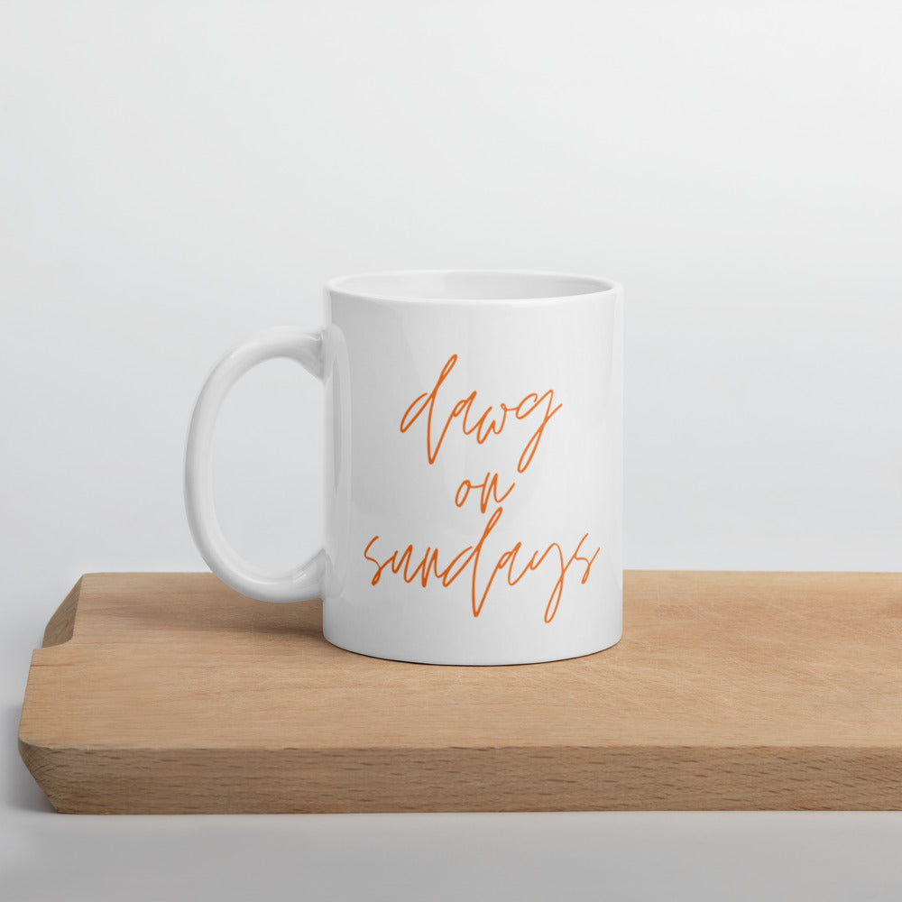 Dawg on sundays mug, Cleveland mug, Cleveland browns, football mug