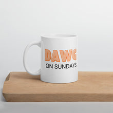 Load image into Gallery viewer, Dawg on sundays Cleveland mug, football mug, football season
