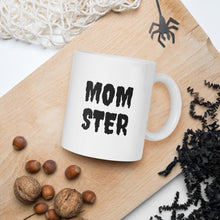 Load image into Gallery viewer, Momster mug, halloween mug, mama mug, mom mug, gift for her, spooky mug
