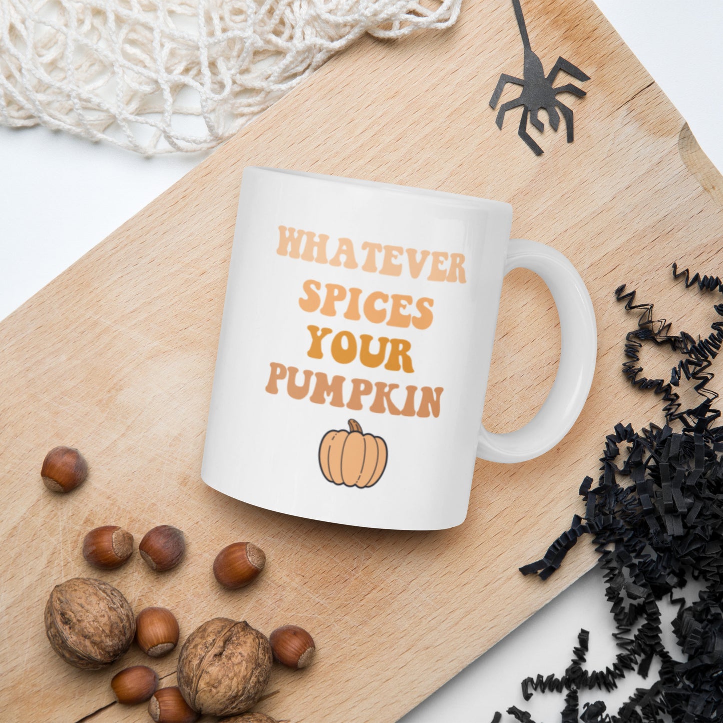 Whatever Spices Your Pumpkin Mug, fall lover, pumpkin spice