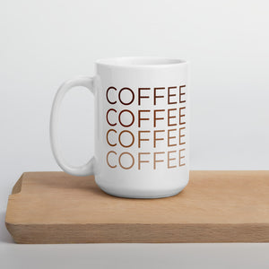 Coffee coffee coffee multicolor mug, cute mug