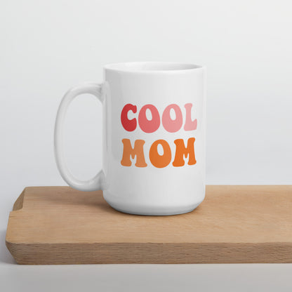 Cool mom multicolored mug, mothers day gift, cool mom, gift for her