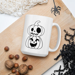 Happy Jack-O-Lantern Mug, Halloween Mug