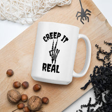 Load image into Gallery viewer, Creep It Real Halloween Mug, spooky mug
