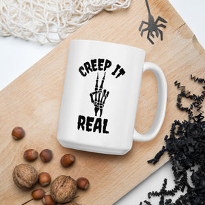 Creep It Real Halloween Mug, spooky mug