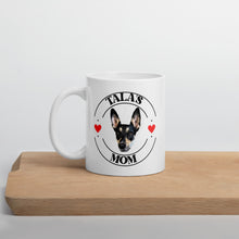 Load image into Gallery viewer, Personalized Pet Photo Pet Name&#39;s Mom Mug, Custom Mug, Dog Lover Mug, Spring Mug, Dog Lover Gift
