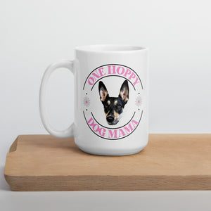 Personalized Pet Photo One Lucky Dog Mama Mug, Custom Mug, Dog Lover Mug, Spring Mug, Dog Lover Gift